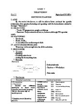 Giáo án Tiếng Anh Lớp 6 - Tiết 55 đến 12 - Năm học 2013-2014